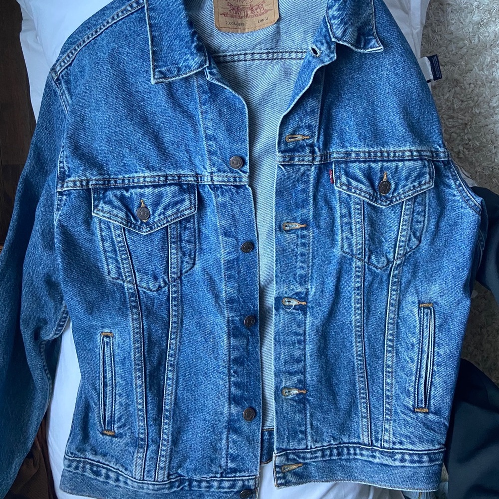 LEVI’S orange tab vintage trucker denim jacket